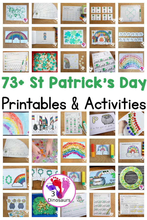 St Patrick’s Day Activities & Printables - 3Dinosaurs.com