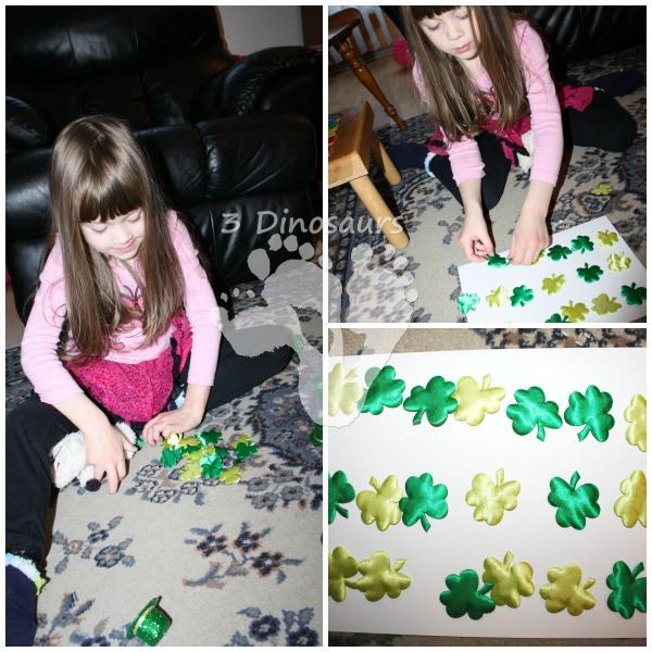 St Patrick's Day Rice Sensory - 3Dinosaurs.com