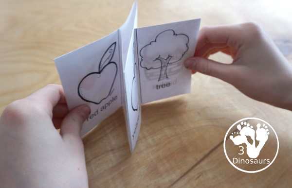 Using Printables: How to Make the Small Book - 3Dinosaurs.com