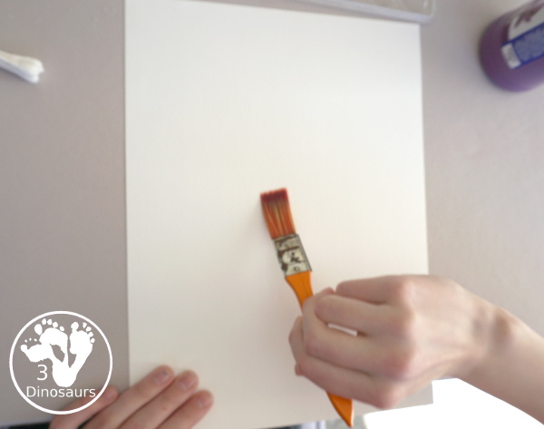 Q-Tip Painted: Truffula Tree -a fun painting project to go with the book the Lorax - 3Dinosaurs.com