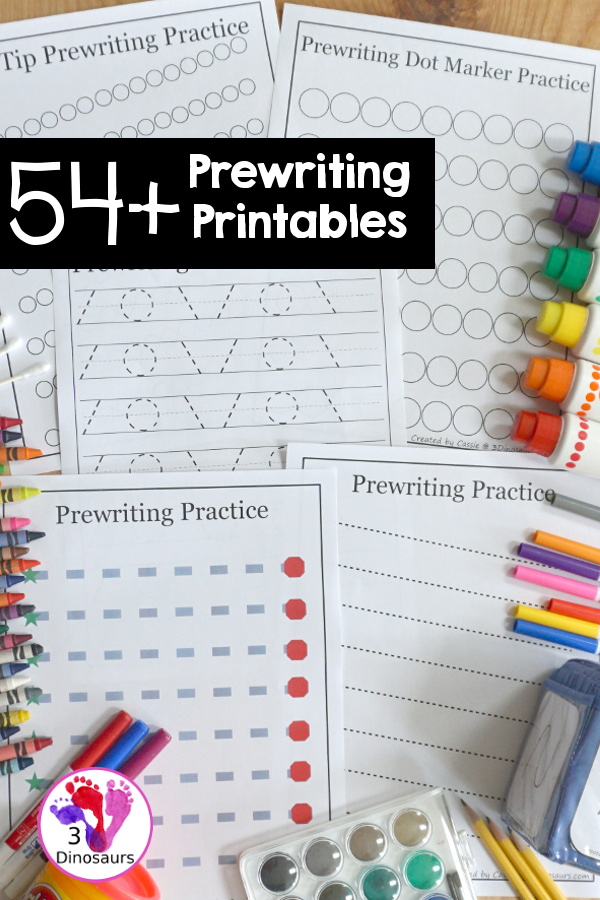 Prewriting Printables and  Activities