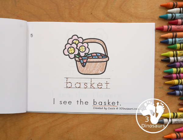 Free Little Red Riding Hood Easy Reader Book with tracing. This enjoyable 10-page book features various words from the story for kids to trace and then read the corresponding sentences. It is a super simple, easy reader book for children based on the Little Red Riding Hood story. - 3Dinosaurs.com