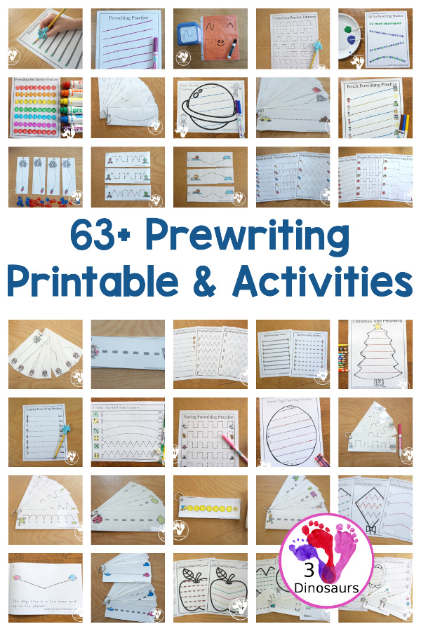 Prewriting Printables and  Activities