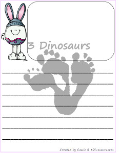 Free Easter Writing Pages - 3Dinosaurs.com
