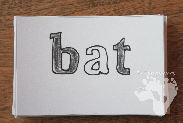 CVC Words Sorting by Vowel Sound - Fun way to use color by letter printables - 3Dinosaurs.com