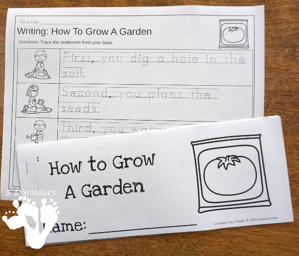 Sequencing Cards Set for Spring & Earth Day - Currently 5 new sequencing sets: How to Grow Plant, How To Recycle, Life Cycle of a Plant, How to Grow a Garden, How To Pick Strawberries, and The Water Cycle . They have clip cards, task cards, no-prep worksheets and easy reader books $ - 3Dinosaurs.com #printablesforkids #sequencingforkids #earthday #springprintables #tpt #teacherspayteachers