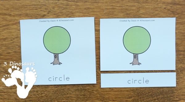 Tree Shape Themed Pack For PreK & Kindergarten - A fun pack full of shape activities with trees. It has a mix of no-prep and hands-on activities for kids for 12 shapes - 3Dinosaurs.com