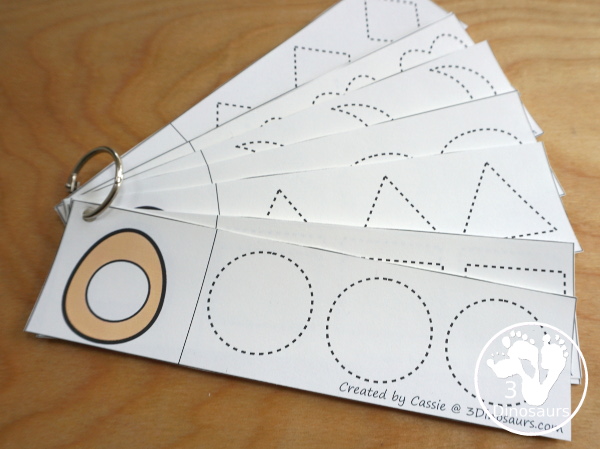 Easter Activities Pack with Prewriting, Shapes, ABCs, and Numbers - 191 pages of activities with no-prep pages, clip cards and tracing strips to help with learning skills with cute Easter Egg - 3Dinosaurs.com