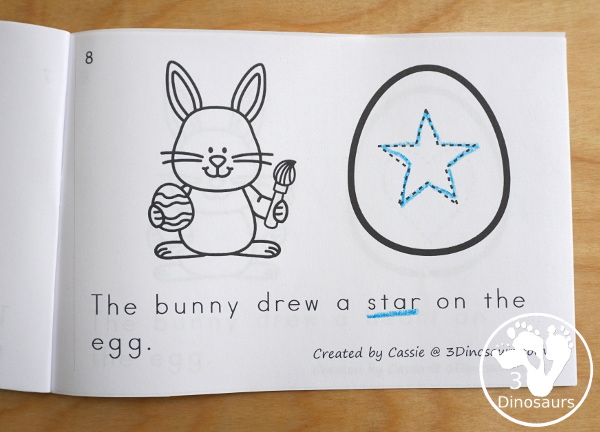 Easter Activities Pack with Prewriting, Shapes, ABCs, and Numbers - 191 pages of activities with no-prep pages, clip cards and tracing strips to help with learning skills with cute Easter Egg - 3Dinosaurs.com