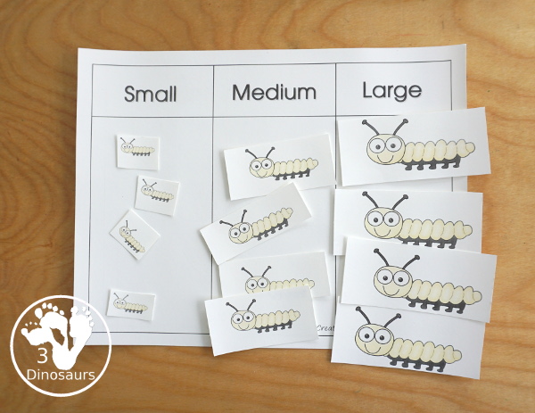 Free Romping & Roaring C Pack - C is for Caterpillar theme with prewriting, writing, puzzles, dot marker letters, letter finds and more - 3Dinosaurs.com