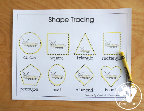 Free Romping & Roaring C Pack - C is for Caterpillar theme with prewriting, writing, puzzles, dot marker letters, letter finds and more - 3Dinosaurs.com