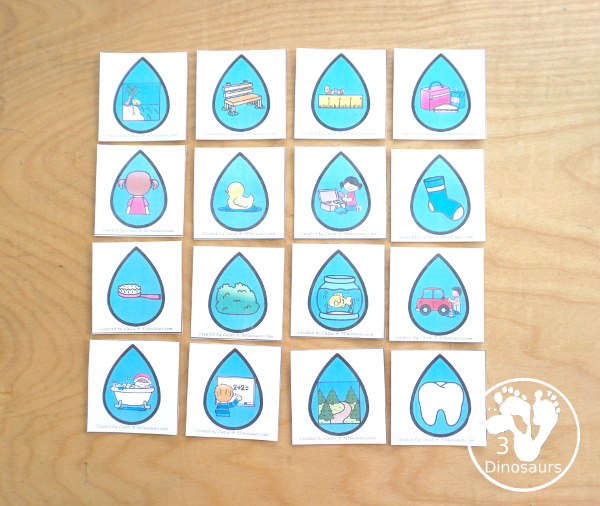 Free Raindrop Digraph Sorting - CH - CK - SH -TH - with sorting mats, raindrops with ending digraphs and tracing ending digraphs words worksheet - 3Dinosaurs.com