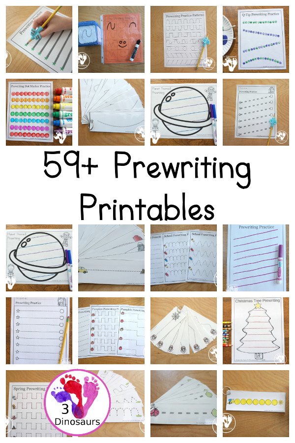 Prewriting Printables and  Activities