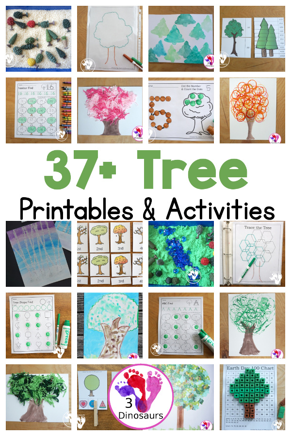 Tree Activities & Printables - 3Dinosaurs.com