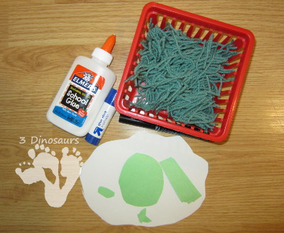 Green Yarn Sheep - Where is the Green Sheep? - 3Dinosaurs.com