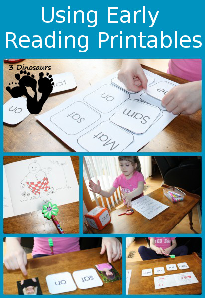 Using Early Reader Printables: BOB Books Set 1 Book 1 - 3Dinosaurs.com