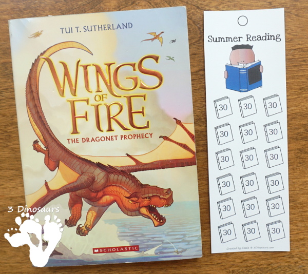 Free Summer Reading Bookmarks - 4 levels of reading fun for kids to explore this summer - 3Dinosaurs.com