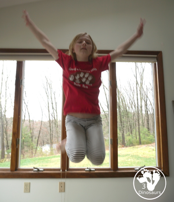 Gross Motor: Jumping with Two Feet - 4 fun movements to do - 3Dinosaurs.com