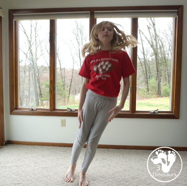 Gross Motor: Jumping with Two Feet - 4 fun movements to do - 3Dinosaurs.com