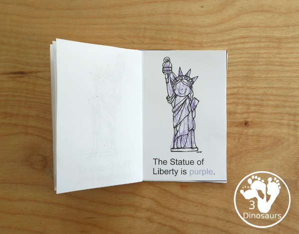 Free 4th of July Pack for Tot, PreK & Kindergarten - a mix of Fourth of July hands-on printables and Fourth of July worksheets for kids. A mix of great activities for kids to learn different words that are about the Fourth of July. 3Dinosaurs.com