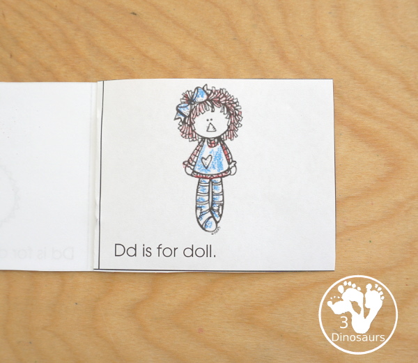 Free Romping & Roaring D Pack Letter Pack: D is for Dog - a letter D pack that has prewriting, finding letters, tracing letters, coloring pages, shapes, puzzles, and more to help kids learn their letter of the alphabet - 3Dinosaurs.com