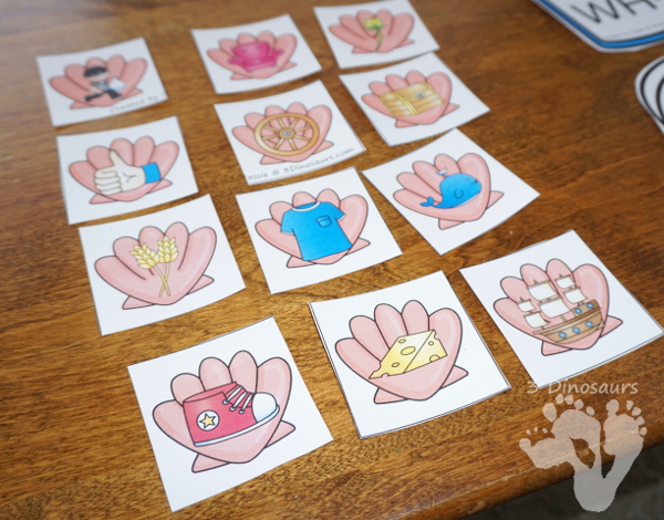 FREE Fun Hands-On Beach Digraph Sorting - with digraphs: ch, sh, th and wh - 3Dinosaurs.com