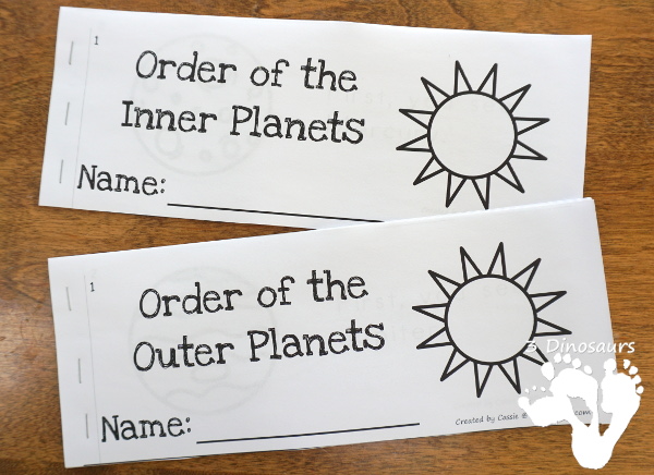 Space Sequencing Sets -  with clip cards, task cards, no-prep worksheets and easy reader books $ - 3Dinosaurs.com #printablesforkids #sequencingforkids #summerprintables #spaceprintables #tpt #teacherspayteachers