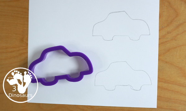 Transportation Painting with Watercolors and Oil Pastels - a super fun car and plane painting that kids can do with mixed art of watercolor and oil pastels - 3Dinosaurs.com