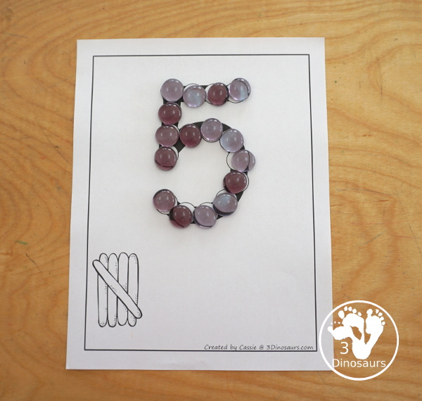 Free Number Dot Marker Pages 0 to 20 - with number tracing, tally marks, and hands for counting. Each option has 0 to 20 for each number so you have 63 pages of printables- 3Dinosaurs.com