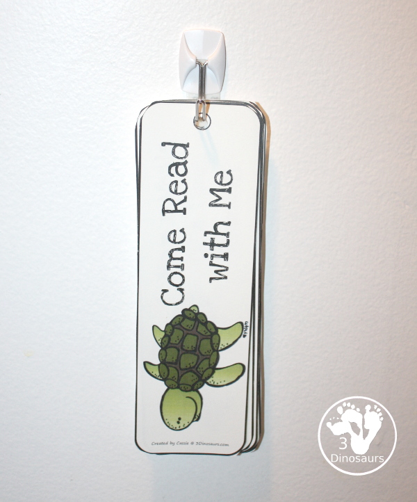 Free Ocean Themed Bookmarks - 12 different bookmarks to use with kids. You have 12 different ocean animals on the bookmarks and fun reading phrases on each book. You have 3 pages of printable bookmarks to use. 3Dinosaurs.com