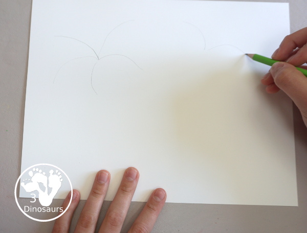 Paint Stick Fireworks Painting For Kids - a super simple firework painting for kids. And is loads of fun to make for preschool, prek, and kindergarten age kids. And older kids can make these fireworks painting as well - 3Dinosaurs.com