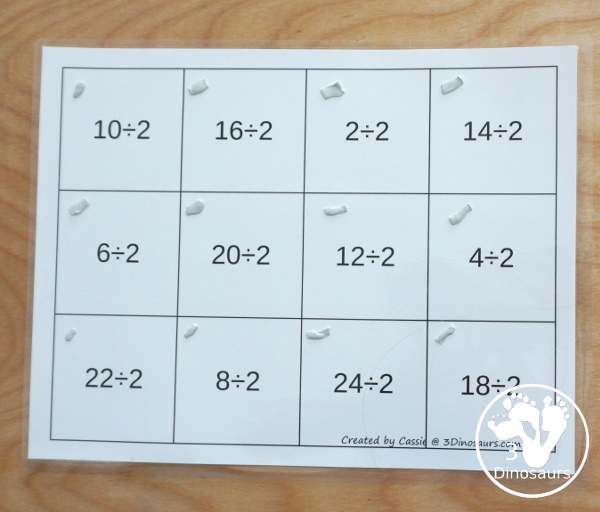 Hands-On Learning with Ocean Themed Division Puzzles -11 puzzles and mats to work on division from 2 to 12 with a fun way to learn. - 3Dinosaurs.com