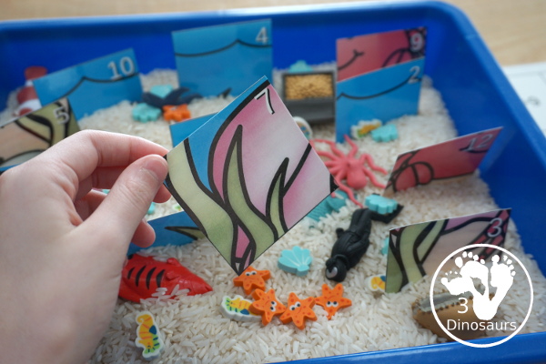 Hands-On Learning with Ocean Themed Division Puzzles -11 puzzles and mats to work on division from 2 to 12 with a fun way to learn. - 3Dinosaurs.com