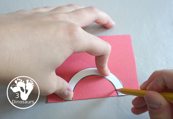 Olympic Ring Cutting Craft for Kids - a simple way to make an Olympic Flag for kids - 3Dinosaurs.com