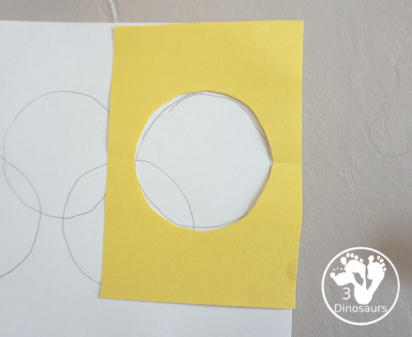 Torn Paper Olympic Rings Craft - is a simple and easy craft that kids can make for the Olympics with torn paper to make the rings. - 3Dinosaurs.com