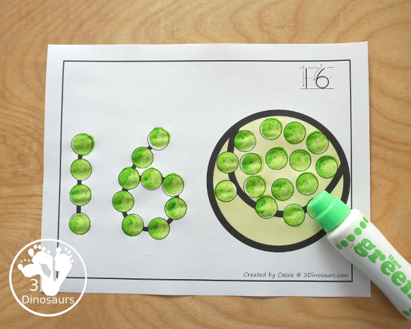 Sports Dot the Number & Counting: Basketball, Soccer, Tennis, Baseball, & Football - Numbers 1 to 20 with dot marker numbers and counting dots on the sports balls - 3Dinosaurs.com