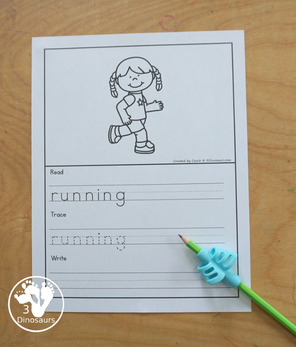 Free Summer Sports Words Book has 17 different summer sports with coloring the pictures, reading the words, tracing the words and writing the words. Plus a simple summer sports cover page. - 3Dinosaurs.com