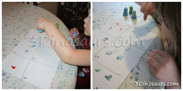 4 Math & Counting Activities With Stamps