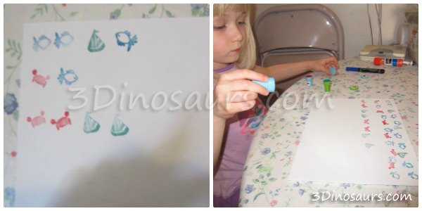 4 Math & Counting Activities With Stamps