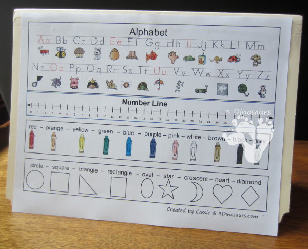 Back to School Printables - Blog Hop - 3Dinosaurs.com