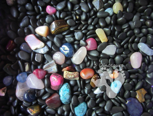 Rock Sensory Bin - 3Dinosaurs.com