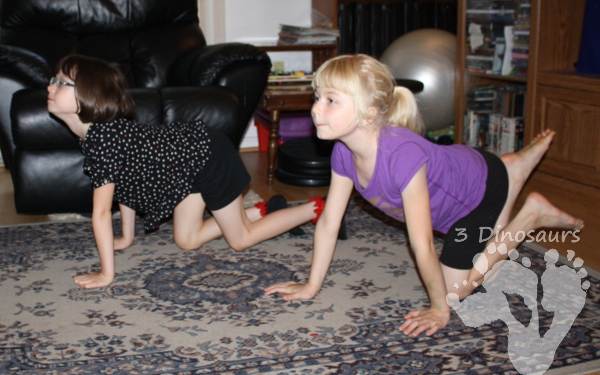 Brown Bear, Brown Bear Gross Motor Ideas - 3Dinosaurs.com