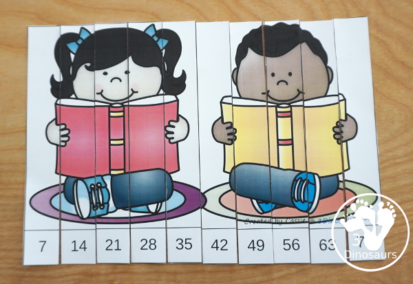 No-Prep & Hands-On School Themed Weekly Packs for Third Grade with 5 days of activities to do  with hands-on and no-prep that match up for each day with addition, subtraction, skip counting, sight words, repeat addition, CVCe word review, and more - 3Dinosaurs.com