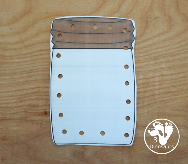 Free Romping & Roaring J Pack Letter Pack: J is for Jar - a letter J pack that has prewriting, finding letters, tracing letters, coloring pages, shapes, puzzles and more - 3Dinosaurs.com