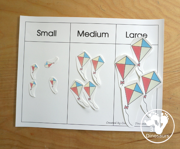 Free Romping & Roaring K Pack Letter Pack: K is for Kite - a letter k pack that has prewriting, finding letters, tracing letters, coloring pages, shapes, puzzles and more - 3Dinosaurs.com