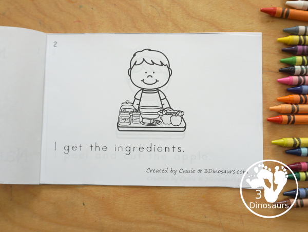 Apple Easy Reader Books: 5 apple easy reader books to pick from with vocab sheets and writing matching the books - 3Dinosaurs.com