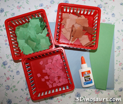 Torn Paper Apple Trees