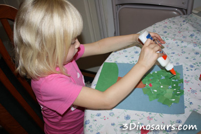 Torn Paper Apple Trees