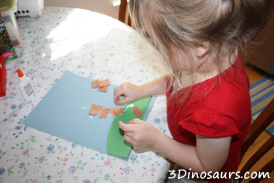 Torn Paper Apple Trees