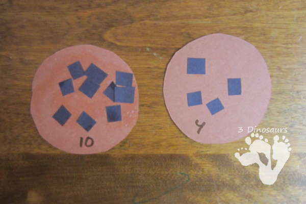 Counting Chocolate Chips - Duckling Get a Cookie - 3Dinosaurs.com